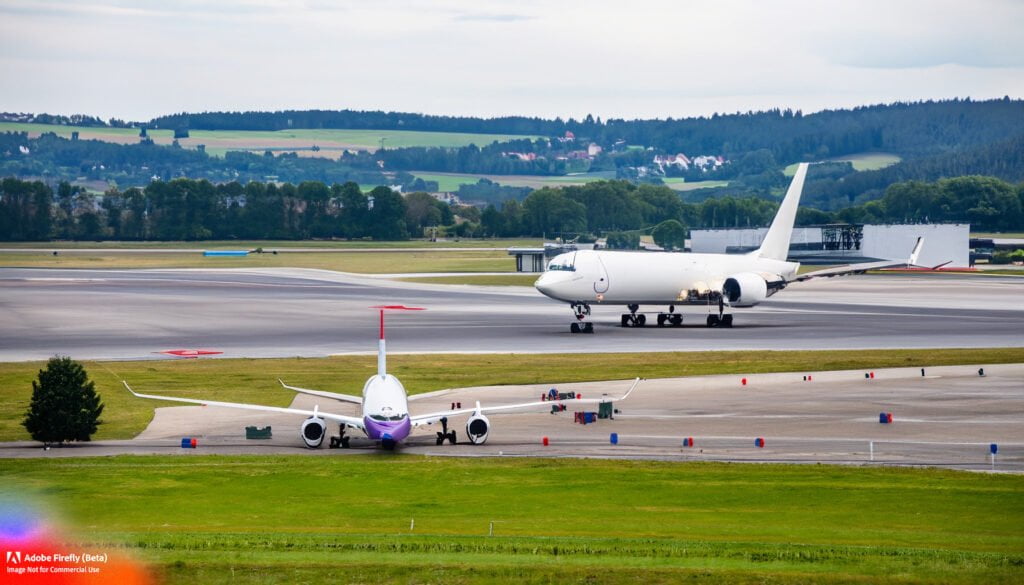 Firefly germany air cargo terminal fedex ups dhl cargo airplane and cargo personals 4109