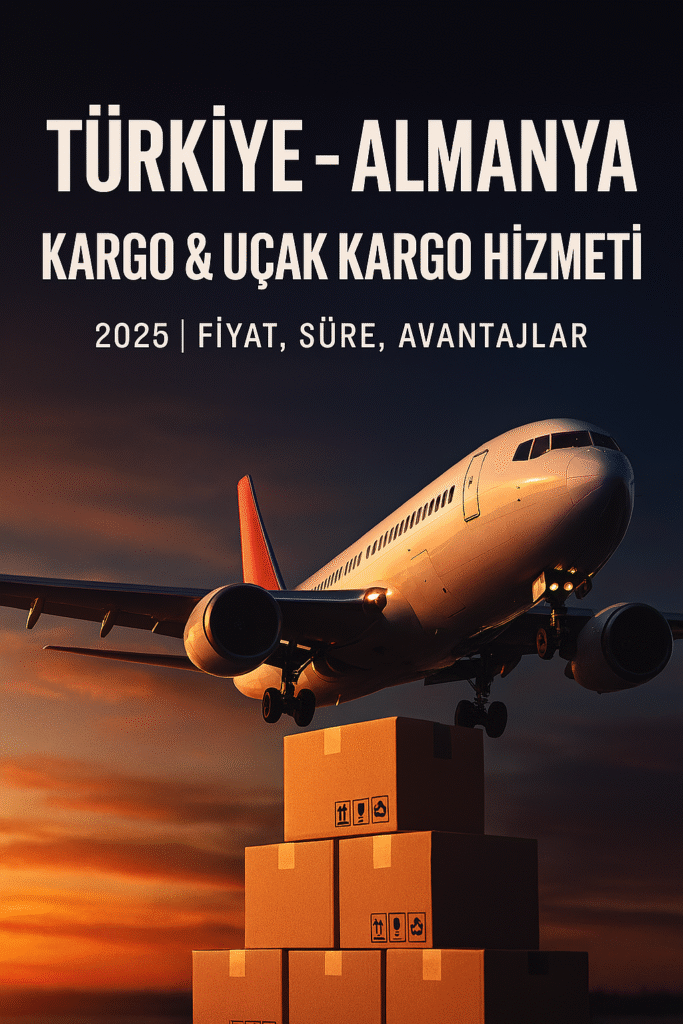 Türkiye – Almanya Kargo & Uçak Kargo Hizmeti 2025 | Fiyat, Süre, Avantajlar